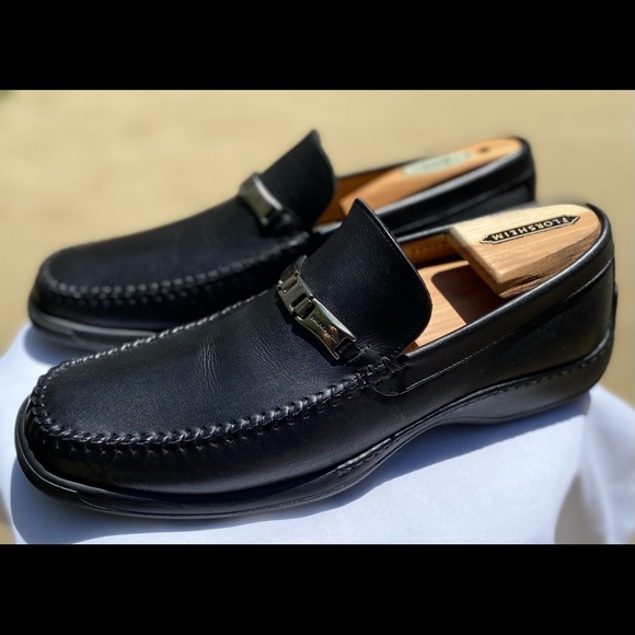 NW Bruno Magli 🇮🇹 💯 Raging leather Loafers Sz 9.5 - Picture 7 of 13